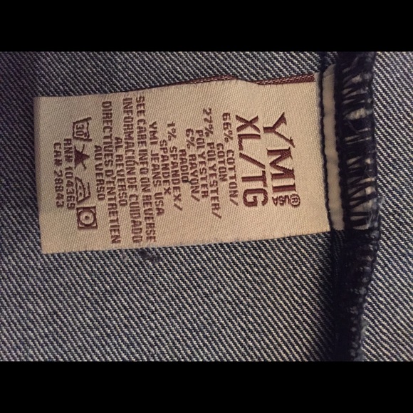 🍁3/$25 YMI distressed denim jacket - Picture 5 of 5